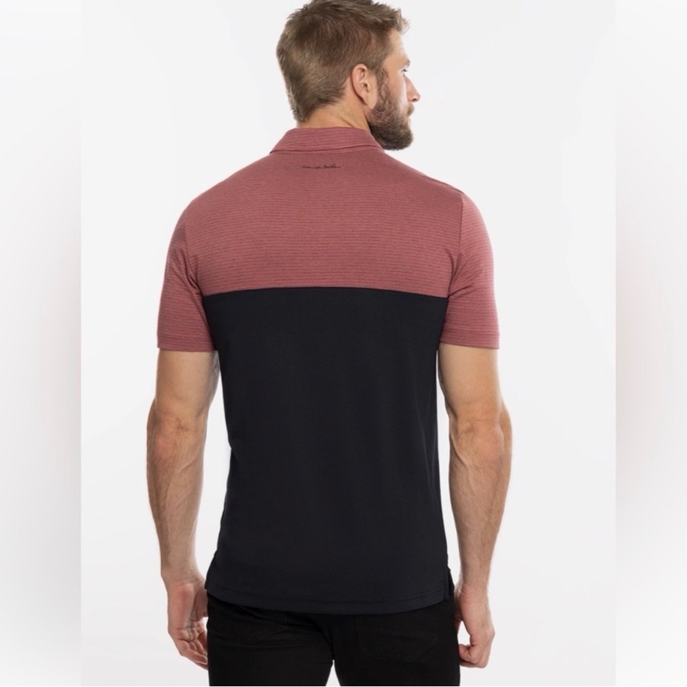 TRAVISMATHEW RIVERBANK GOLF POLO ROAN ROGUE Size Medium - Picture 4 of 12